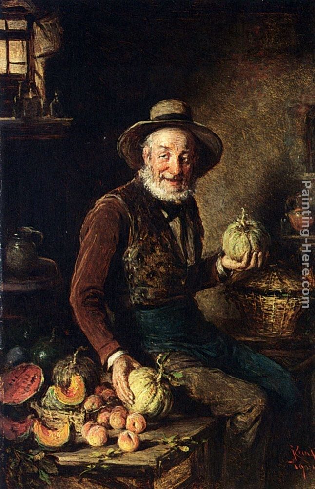 Hermann Kern The Pumpkin Seller